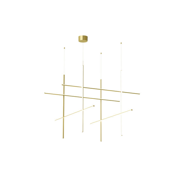 Coordinates Module S taklampe, anodized champagne, Flos