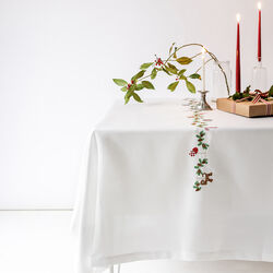 Juleduk, hvit, Langkilde & S&oslash;n