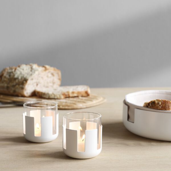 Luna br&oslash;dkurv, soft white, Stelton