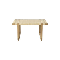 BM0488S Table Bench, oiled oak/rattan, Carl Hansen & S&oslash;n