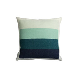 &Aring;smund Bold Pute, Red/Turquoise, R&oslash;ros Tweed