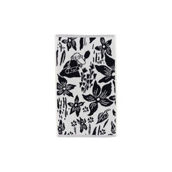 Lilje h&aring;ndkle, sort/hvit, Moomin Arabia