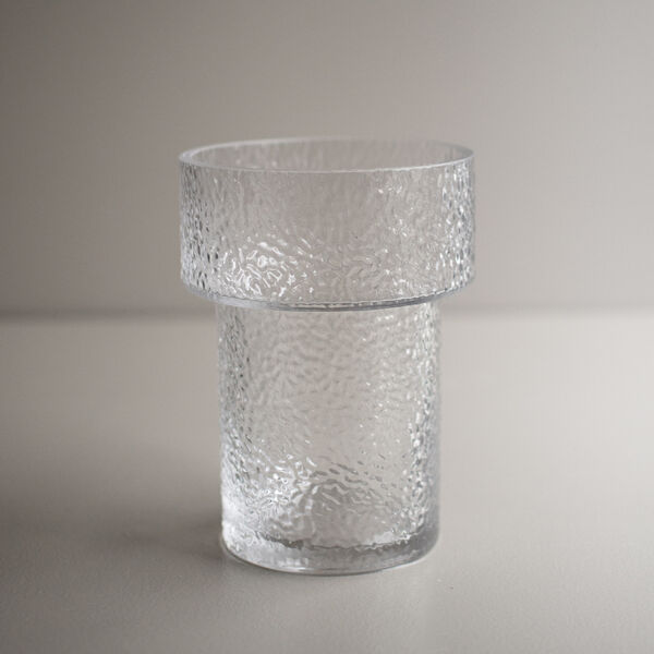 KEEPER structure vase medium, clear, DBKD