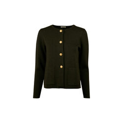 Stina Knit Cardigan, dark green, Stenstr&ouml;ms