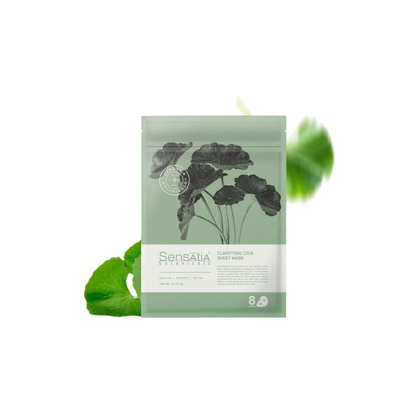 Clarifying Cica Sheet Mask &ndash; 8 masks, Sensatia Botanicals