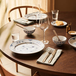 Musselmalt Halvblonde tallerken, 27 cm, Royal Copenhagen