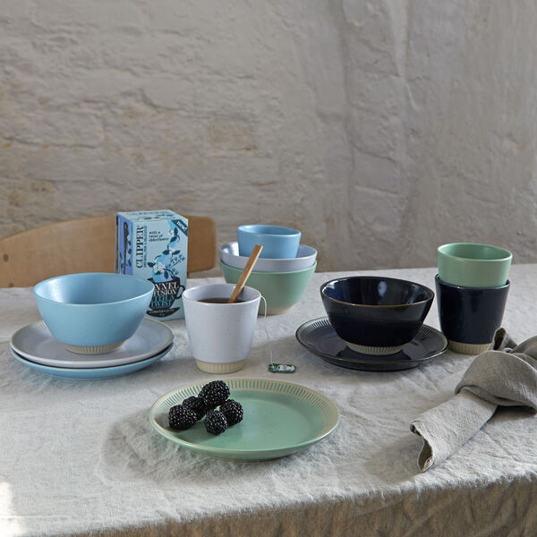 Colorit asjett &Oslash; 19 cm, light green, Knabstrup Keramik