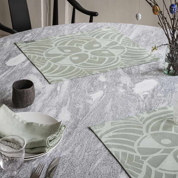 EASTER RUSTIC spisebrikker, light green, Georg Jensen Damask