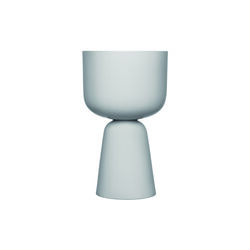 Nappula blomsterpotte small high, lysegr&aring;, Iittala