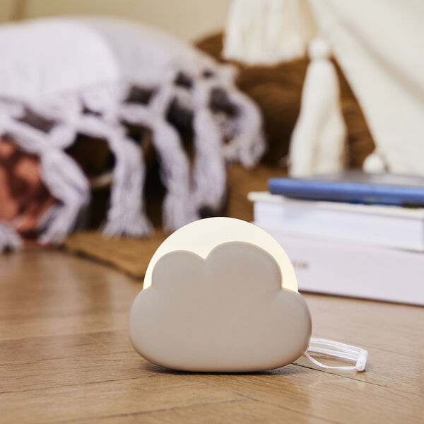 Cloudy natlampe, ivory sand, Kreafunk