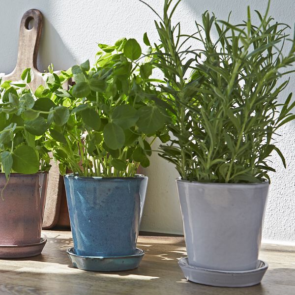 Knabstrup potte, white, Knabstrup Keramik