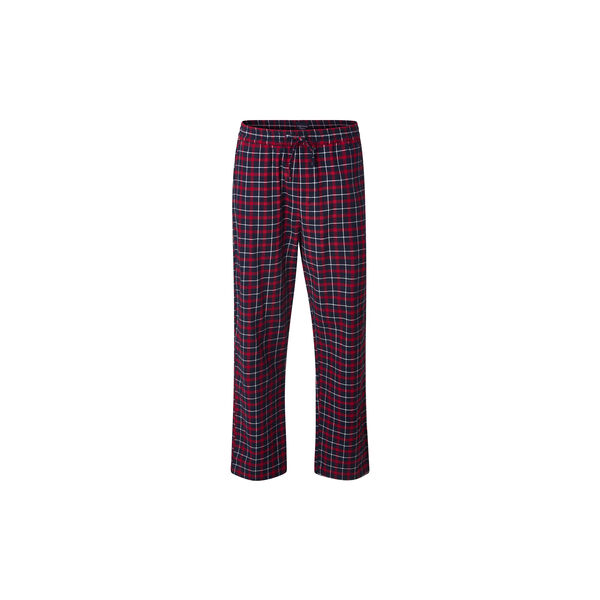 Ethan Organic Cotton Checked Flannel Pyjamassett, blue/red, Lexington