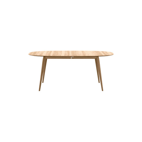 PLAYdinner Lam&eacute; Dining Table with Extension, natural oiled oak, Bruunmunch Furniture