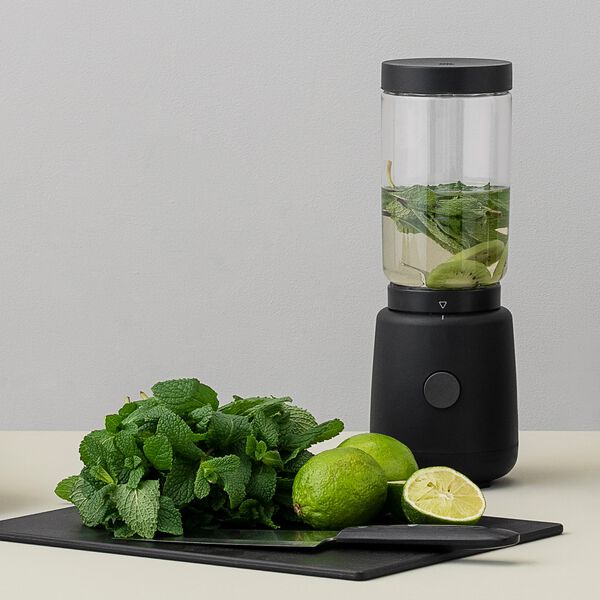 Foodie smoothieblender, sort, RIG-TIG