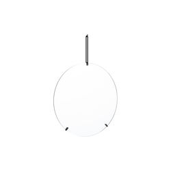 Wall Mirror, black, MOEBE