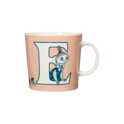 Moomin krus 40 cl Alfabet E, Moomin Arabia