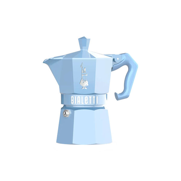 Espressokanne 6 kopper, pastellbl&aring;, Bialetti