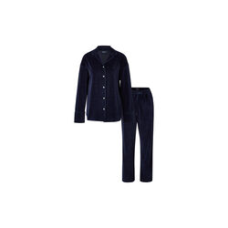 Caroline Velour Pyjamassett, blue, Lexington