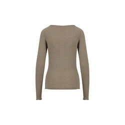 CC Heart Lana Wool Long Sleeve, hazel melange, Coster Copenhagen