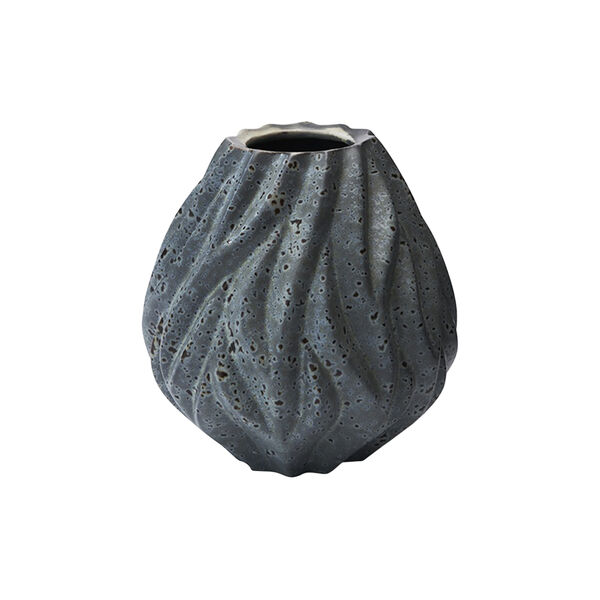 Flame vase, gr&aring;/brun, Mors&oslash;
