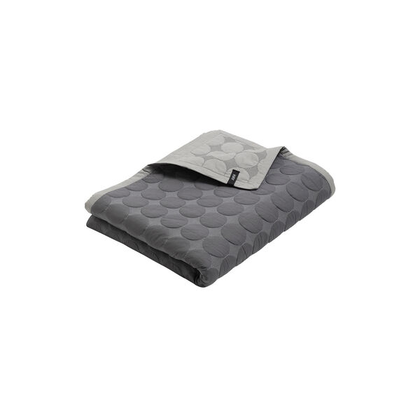 Mega Dot sengeteppe, m&oslash;rkegr&aring;, HAY