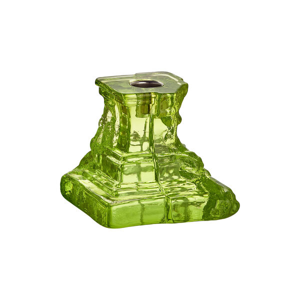 Rocky Baroque lysestake, green, Kosta Boda