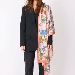 LIVING GARDEN skjerf, rose, Bella Ballou