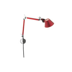 Tolomeo Micro vegglampe, anodisert r&oslash;d, Artemide