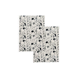 Mumin kj&oslash;kkenh&aring;ndkl&aelig;r 2 stk, svart/hvit, Moomin Arabia