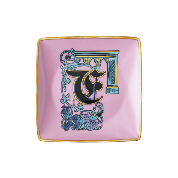 Versace Alphabet tallerken F, Rosenthal x Versace