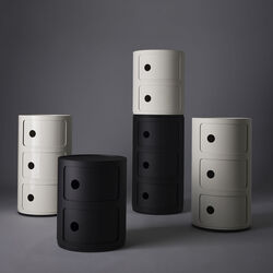 COMPONIBILI 2 ELEMENTI oppbevaringsbord, white, Kartell