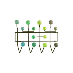 Hang it All knaggerekke, gr&oslash;nn/multifarget, Vitra 