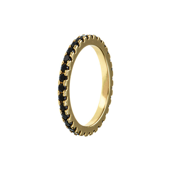 Emilia ring, black, Emilia by Bon Dep