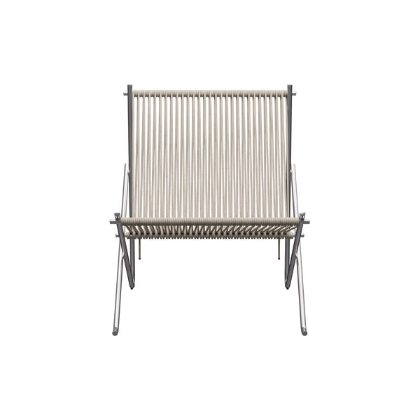 PK4&trade; stol, mattpolert rustfritt st&aring;l/natur, Fritz Hansen