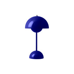 Flowerpot VP9 oppladbar bordlampe, Cobalt Blue, &Tradition