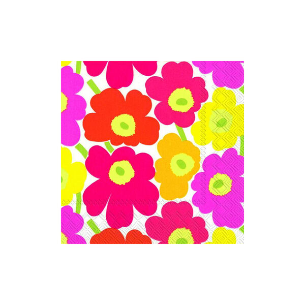 Lunsjserviett Marimekko Mini Unikko, multifarget, Vinding