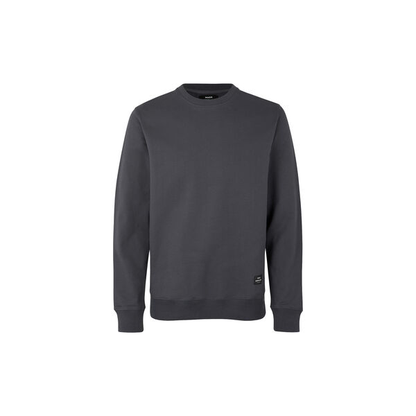 Light Terry Asker Sweat, asphalt, Mads N&oslash;rgaard