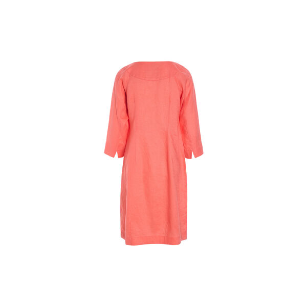 Airy linen dress, cool coral, BITTE KAI RAND
