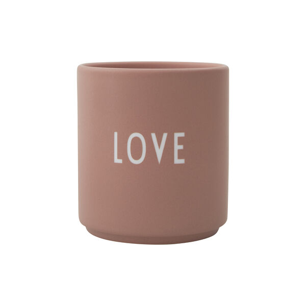 LOVE favorittkopp, nude, Design Letters