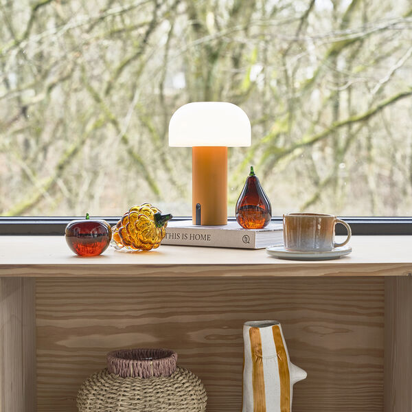 Styles krus med hank 2 stk., bl&aring;/amber, Villa Collection