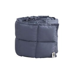 Sengekant, nordic blue, Sebra