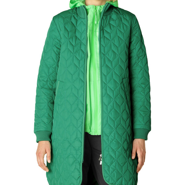 ART06 Padded Quilt Coat, sea plant, Ilse Jacobsen Hornb&aelig;k