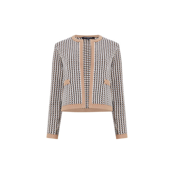 NOAR CARDIGAN, oatmeal mel/cl cream, French Connection