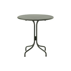 Thorvald SC96 Outdoor Caf&eacute; Table Round, bronze green, &Tradition