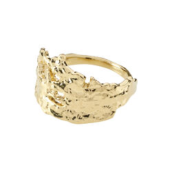 BRENDA resirkulert ring, gold, Pilgrim