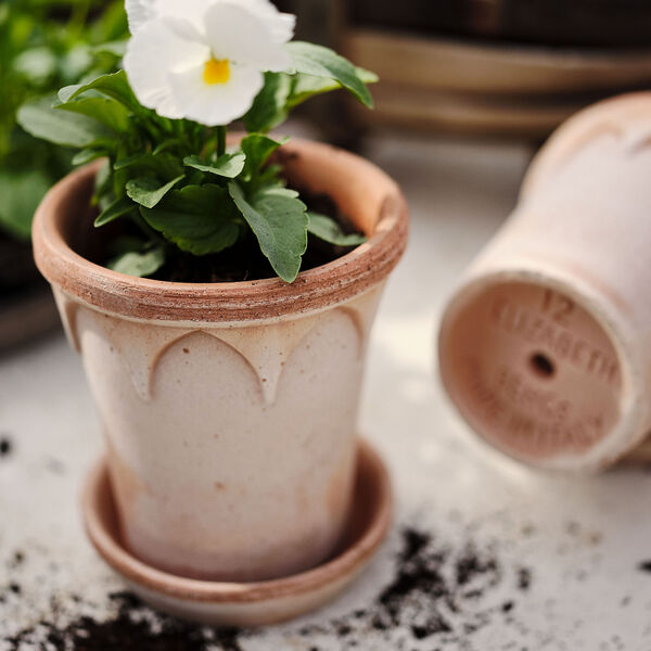 Elizabeth RAW med underfat, rosa, Bergs Potter