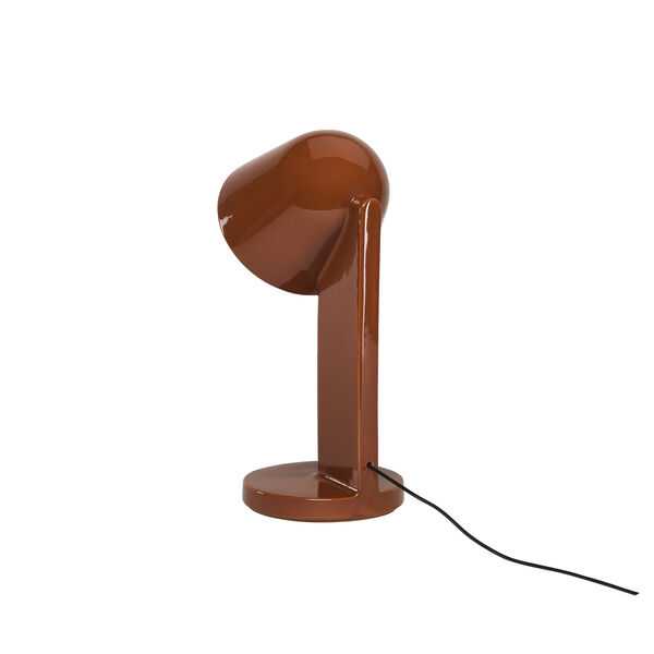C&eacute;ramique Down Table Lamp, rust red, Flos
