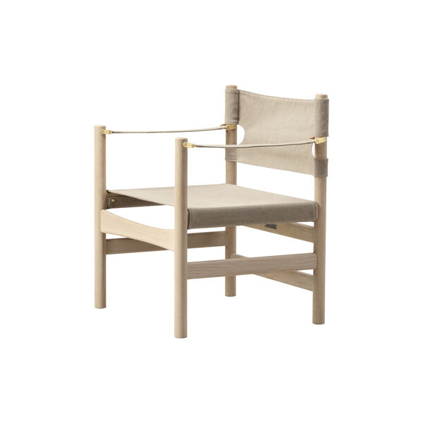 Canvas 21 Chair, soap treated oak/natural canvas, Fredericia