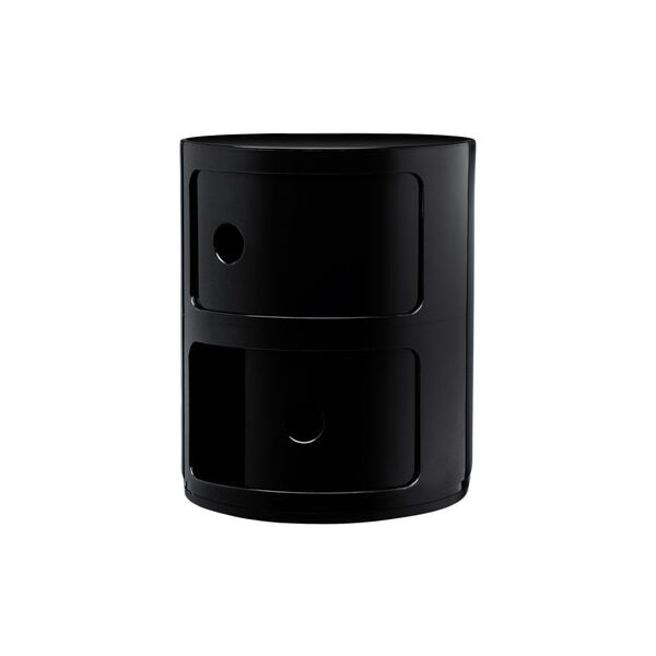 COMPONIBILI 2 ELEMENTI oppbevaringsbord, black, Kartell