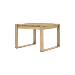 BK16&nbsp;sidebord, ubehandlet teak, Carl Hansen & S&oslash;n